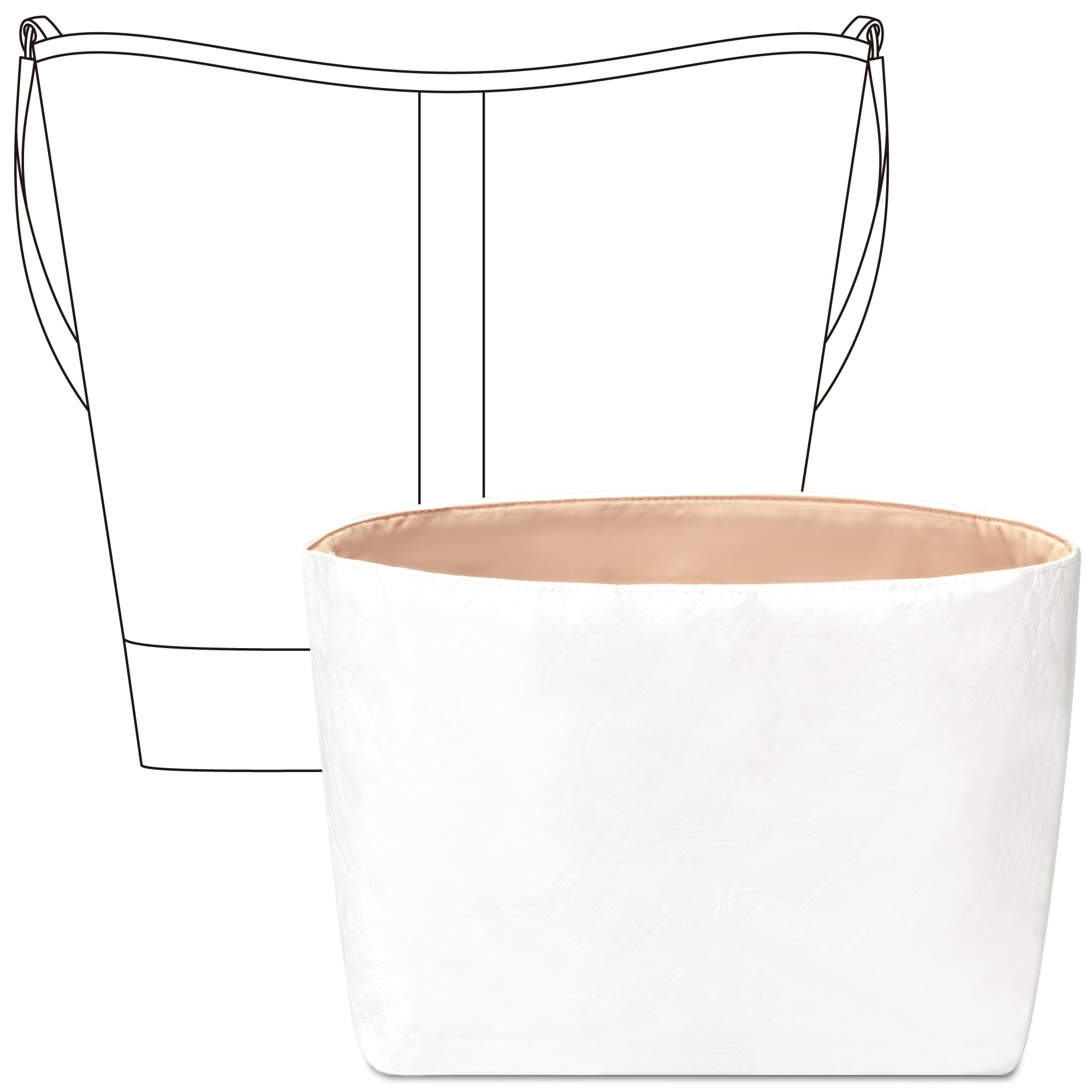 Organiseur de sac à main pour petit seau CELINE, insert de sac léger, rangement sur mesure