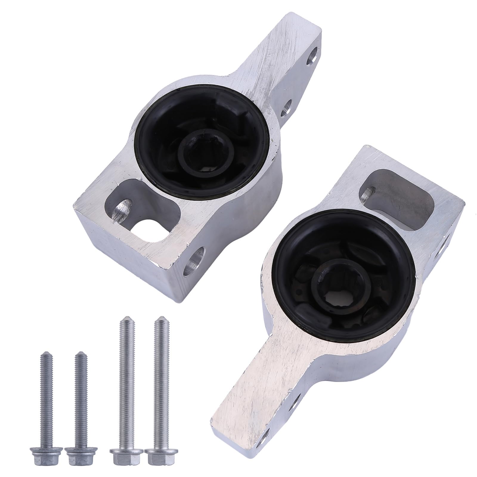 JAWSEU 2PCS Querlenkerbuchse 3C0199231A Kompatibel für Q3 8UB 8UG Passat 3C2 362 Passat CC 357 Tiguan 5N,Langlebige Gummi-Metall-Vorderachsbuchse