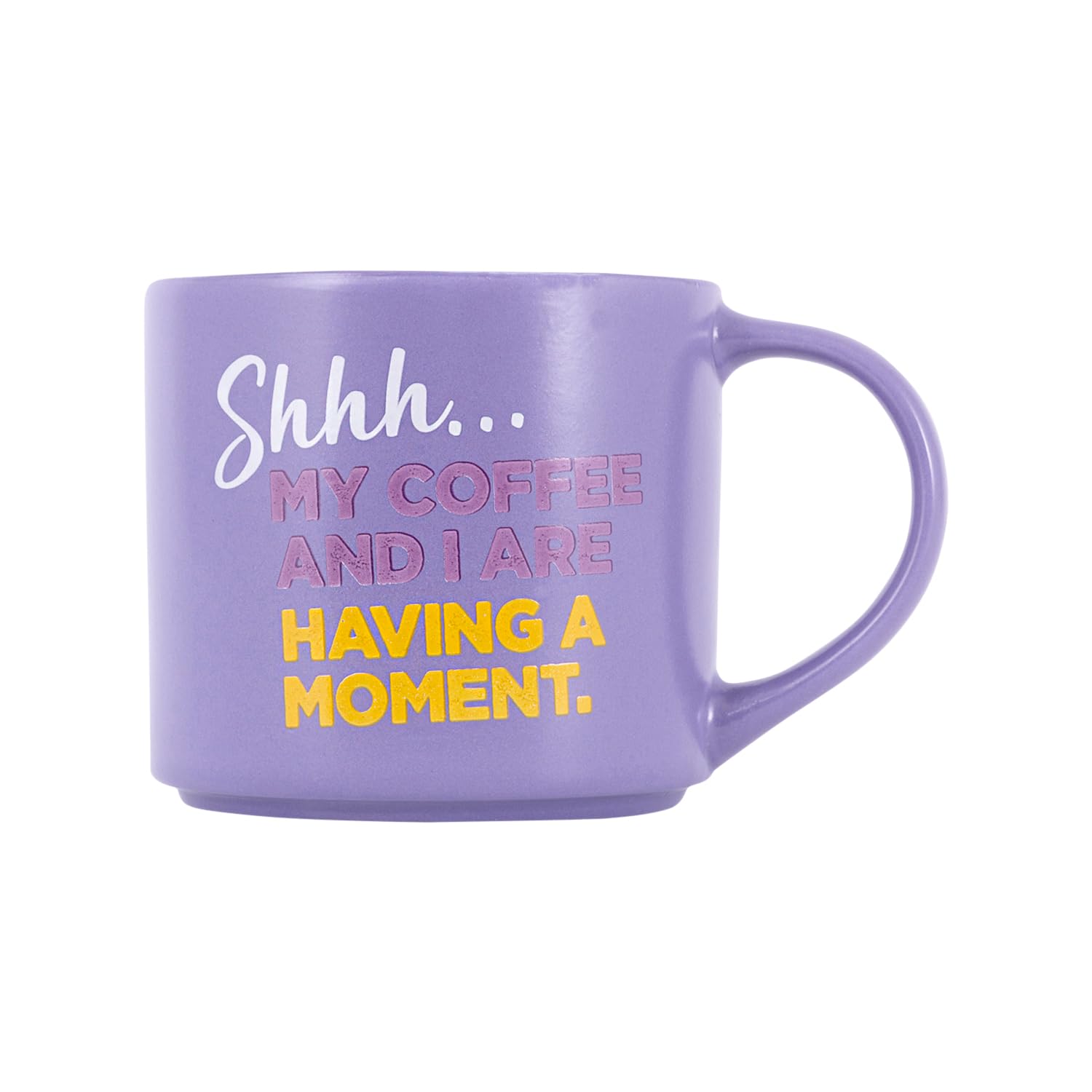 Splosh - Cheeky Mugs | Funny Coffee Mug with Humorous Sayings and Messages | Unique Gift Ideas for Her and for Him | Coffee & Tea Lovers | 390ml (Purple)