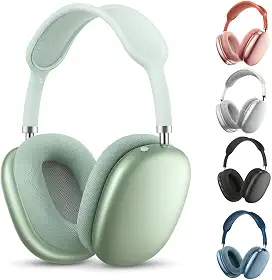Fone Bluetooth Estéreo Sem Fio com Rádio FM, SD Card, Aux, Microfone Integrado e Controle de Volume – Headphone Over-Ear Dobrável com Som Hi-Fi (Verde)
