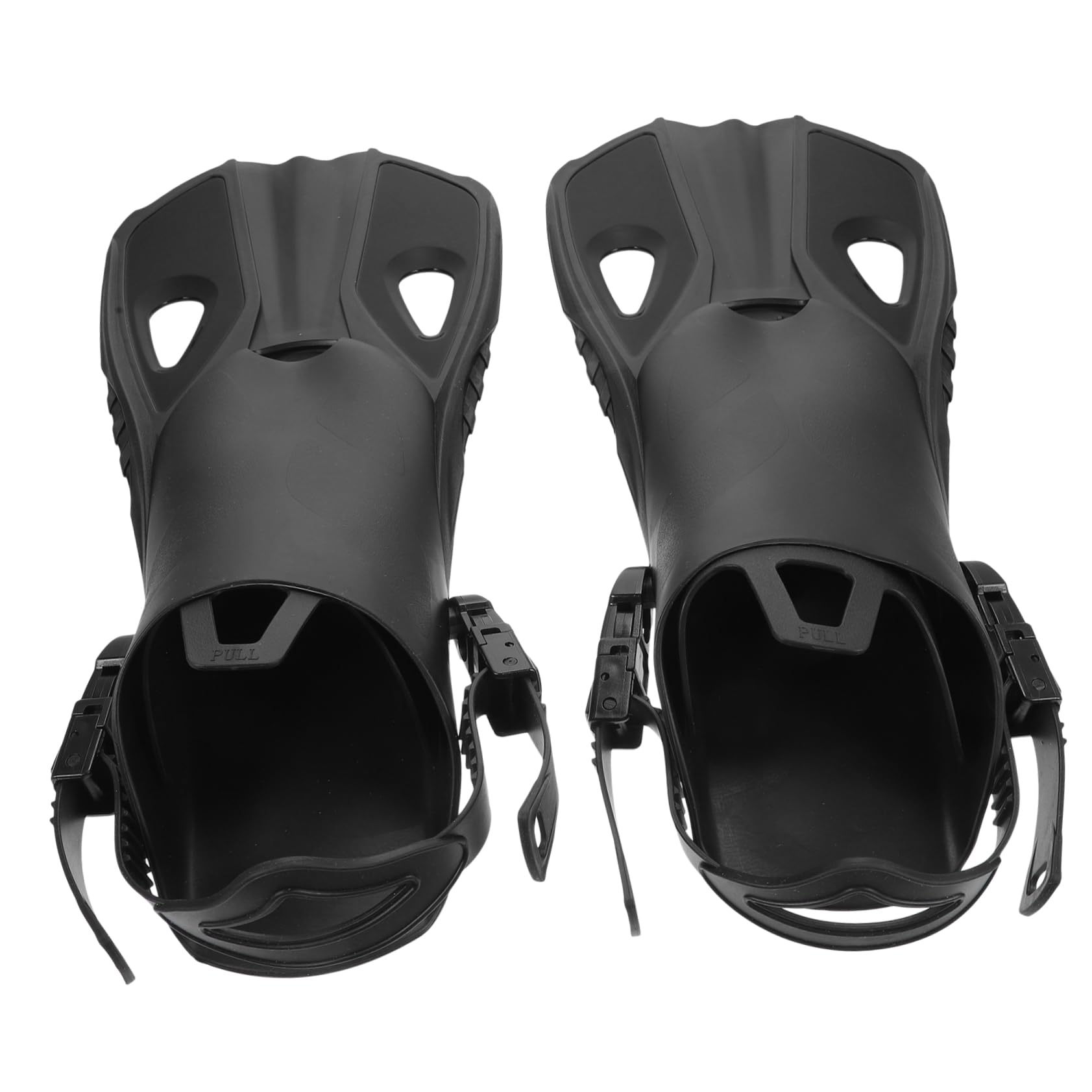 INOOMP 1 Pair Swim Fins Rubber Travel Fins Adjustable Swim Flippers Full Foot Pocket Fins Swimming Training Fins Snorkeling Flippers Swimming Floating Fins Adult Travel Size Blade Man