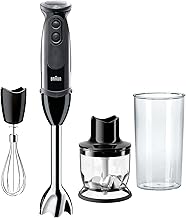 Braun MQ5025 Hand Blender Multiquick Vario, MQ5025, Negro