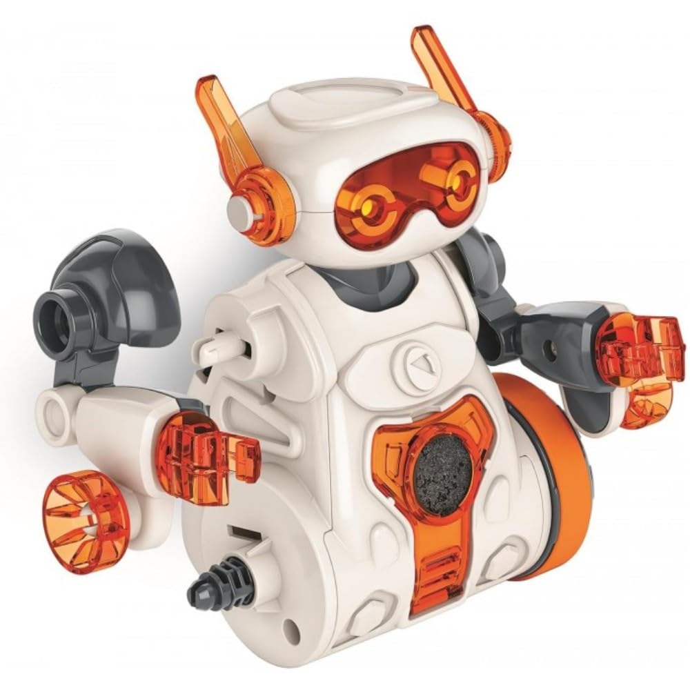 Clementoni - Mio The Robot Next Generation 2.0 - Múltiples modos de juego y aplicación gratuita - Electrónica de juego y ciencia - Luces de sonidos y movimientos - Inglés - 75143