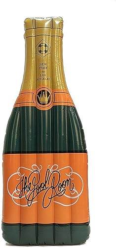 Flotador inflable gigante de la piscina de la botella de champán, juguete inflable grande del flotador de la piscina al aire libre de la diversión