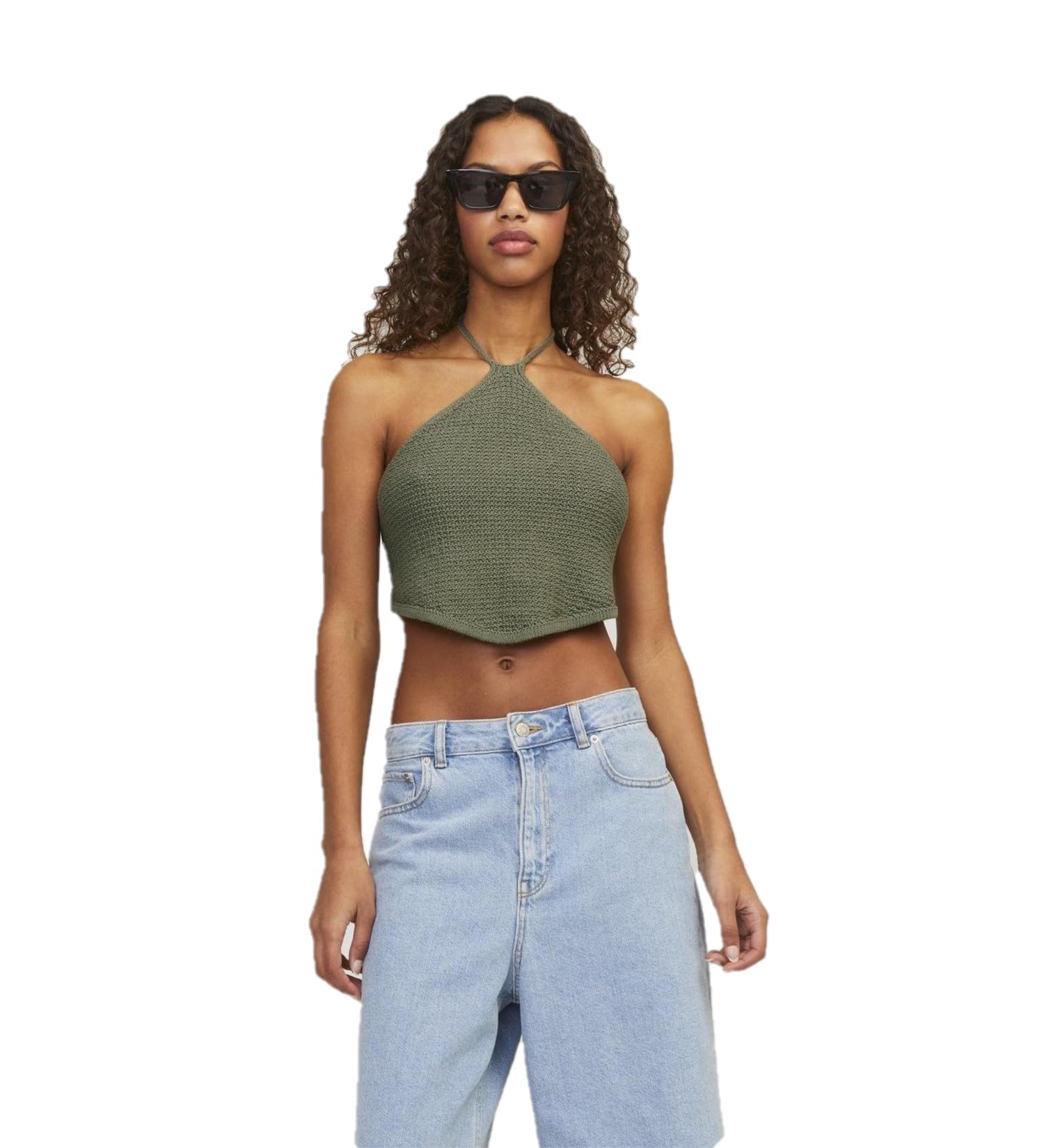 JJXX JXZURI HALTERNECK TOP KNIT Triko Kadın