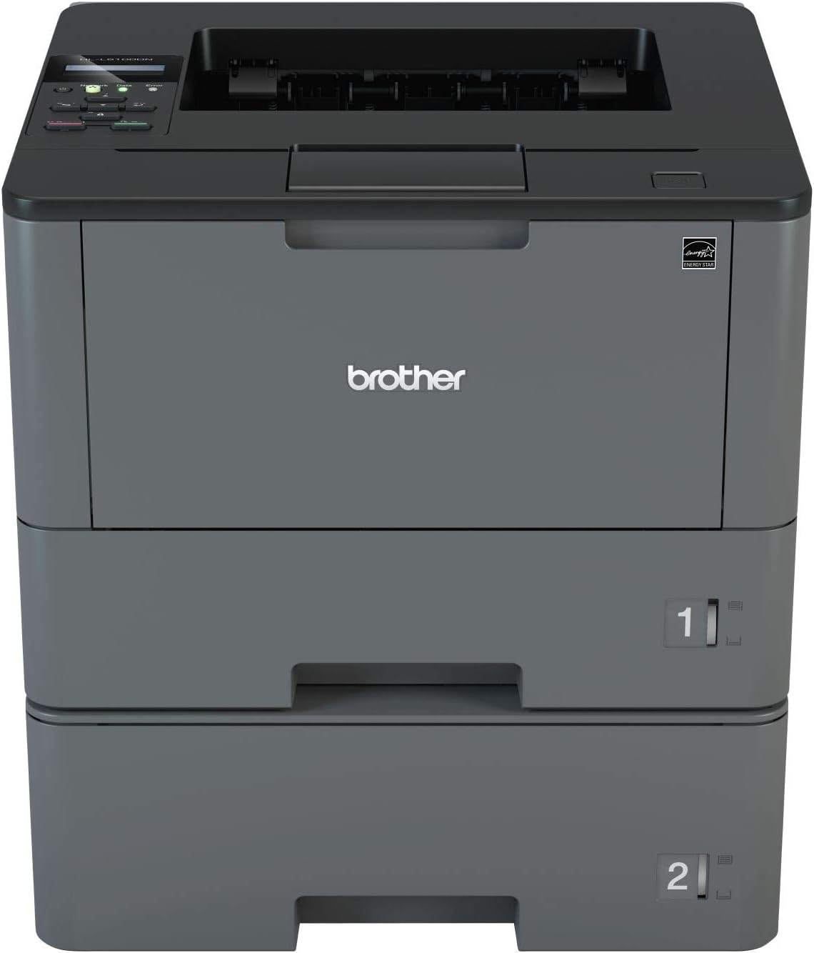 Brother HL-L5100DNT Mono Laser Printer | PC Connected & Network | Print & Duplex 2 Sided Printing | A4 | Includes Additional Lower Tray