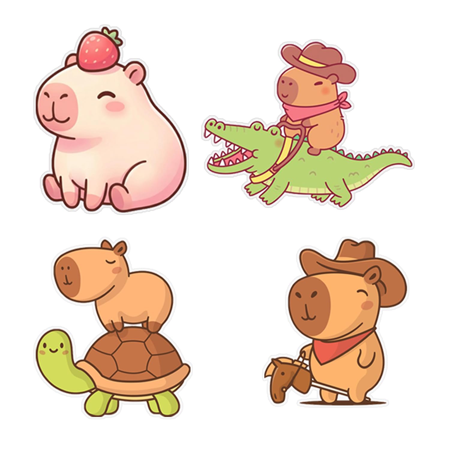 Refrigerator Magnets Fridge Sticker,Cute Capybara Girly Fridge Magnet Stickers for Magnet Boards Fridge Home Office Decor