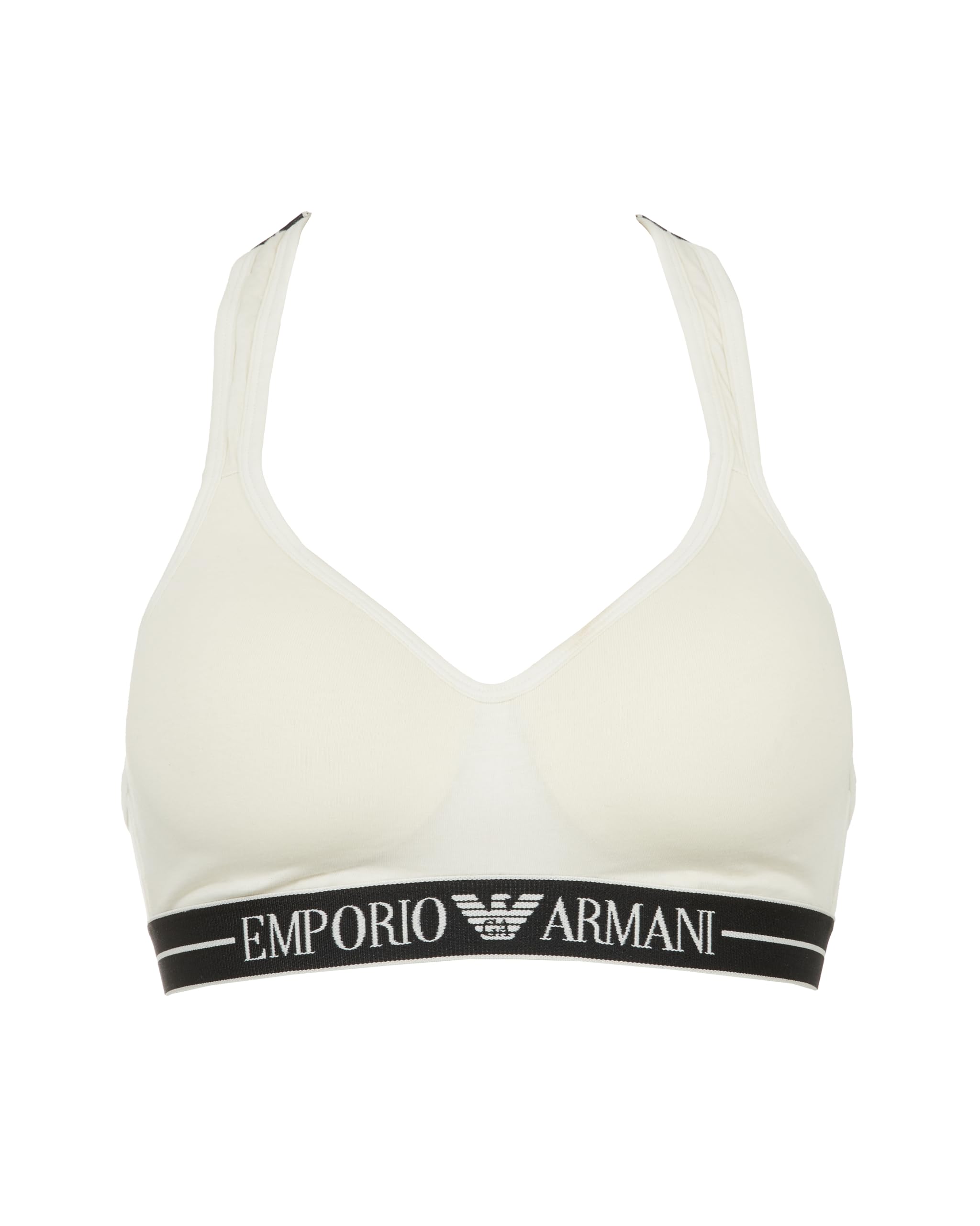 Emporio Armani Woman Everyday Cotton Padded Triangle Bra Beige M