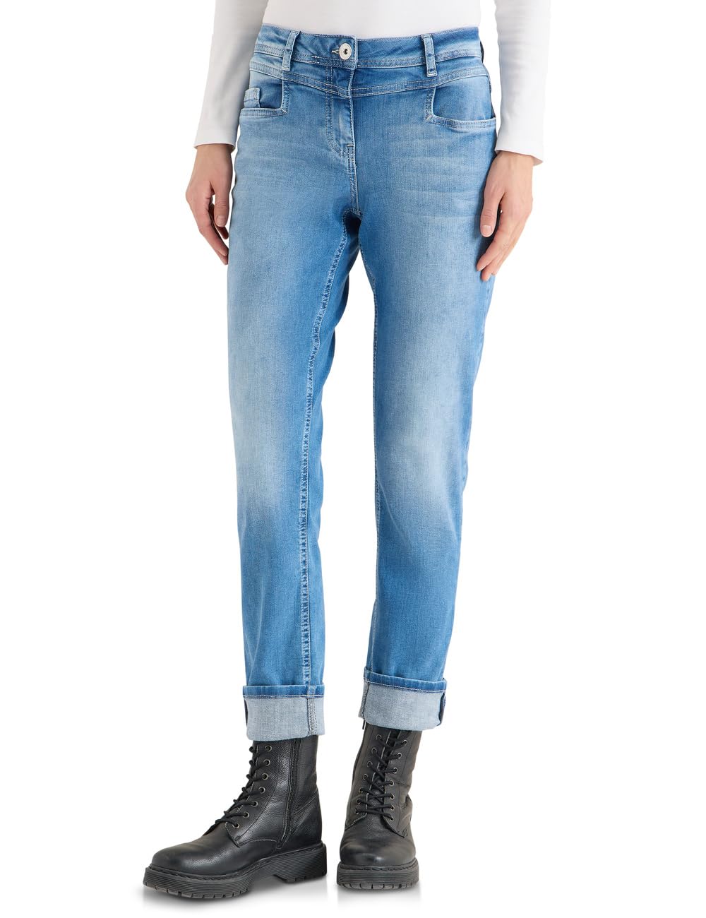 Cecil Damen Washed-Look Jeans 3817691