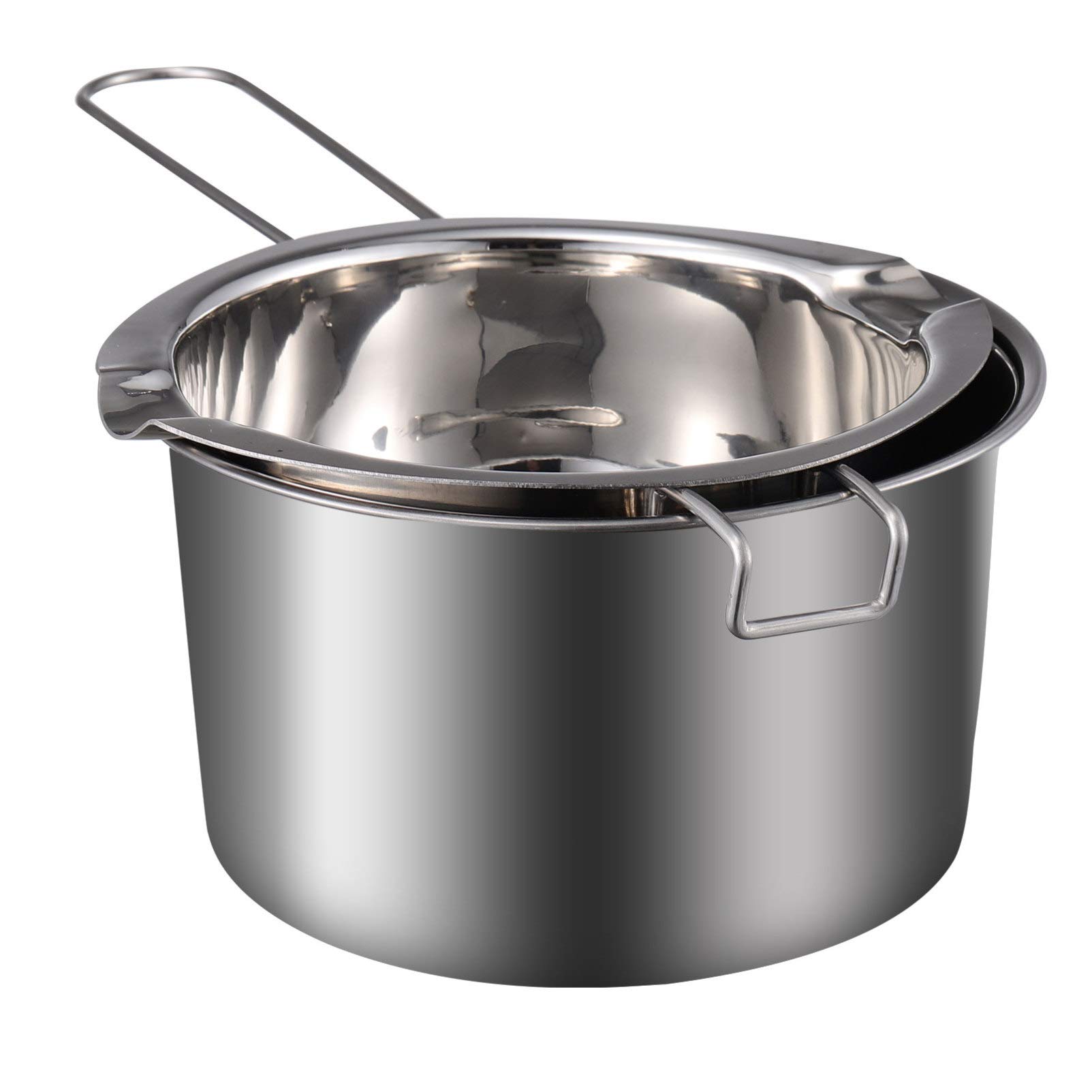 VINTORKY Stainless Steel Double Boiler Pot Small for Chocolate Candy Cheese Wax Melting