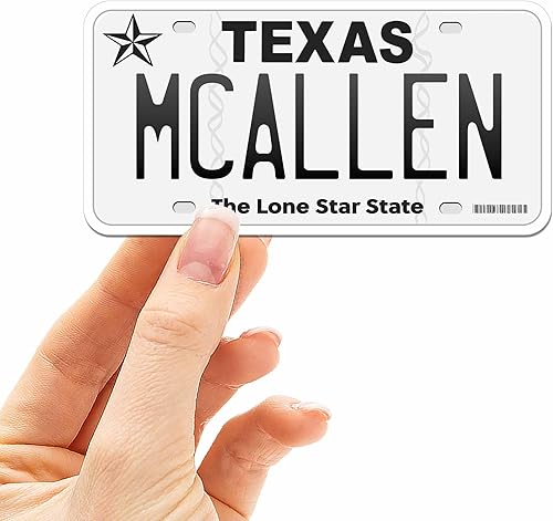 Miniatura 3 de Calcomanías de matrícula de Texas – 15 opciones de TX City – Adhesivo de parachoques de Texas para automóvil – Houston Austin Dallas San Antonio