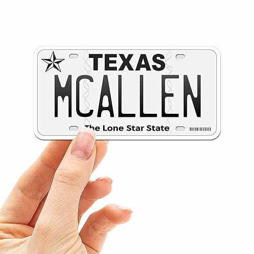 Miniatura 3 de Texas License Plate Stickers - 15 TX City Options - Texas Bumper Sticker for Car - Houston Austin Dallas San Antonio Decals for Hydroflask (Buda)