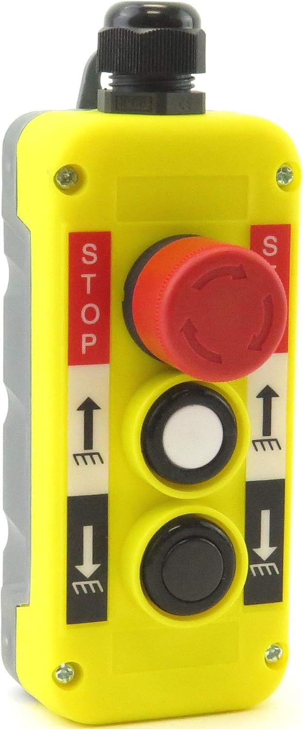 YuCo YC-4B-UDRL Hoist Crane Pendant Control Station Switch 4-Button (Up-Down-R-L)
