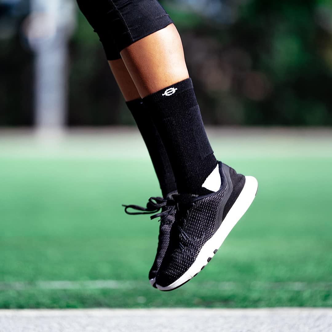 LASSO Calze a compressione, da uomo e da donna, a compressione, colore: nero