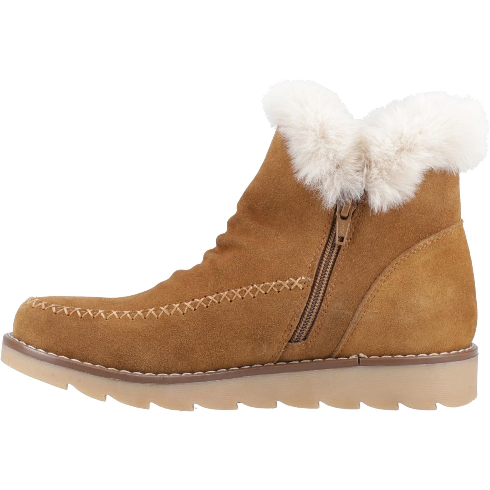 Hush Puppies Women's Moira Mid Boot, Tan, 4 UK