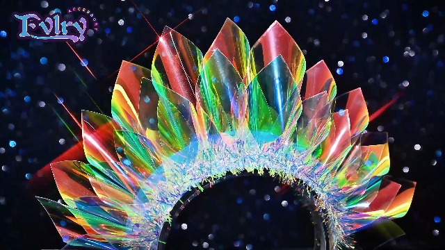 Jovono Fasce per capelli a LED con fiori luminosi multicolori, fatte a mano, per feste floreali, accessori per capelli per donne e ragazze (confezione da 1