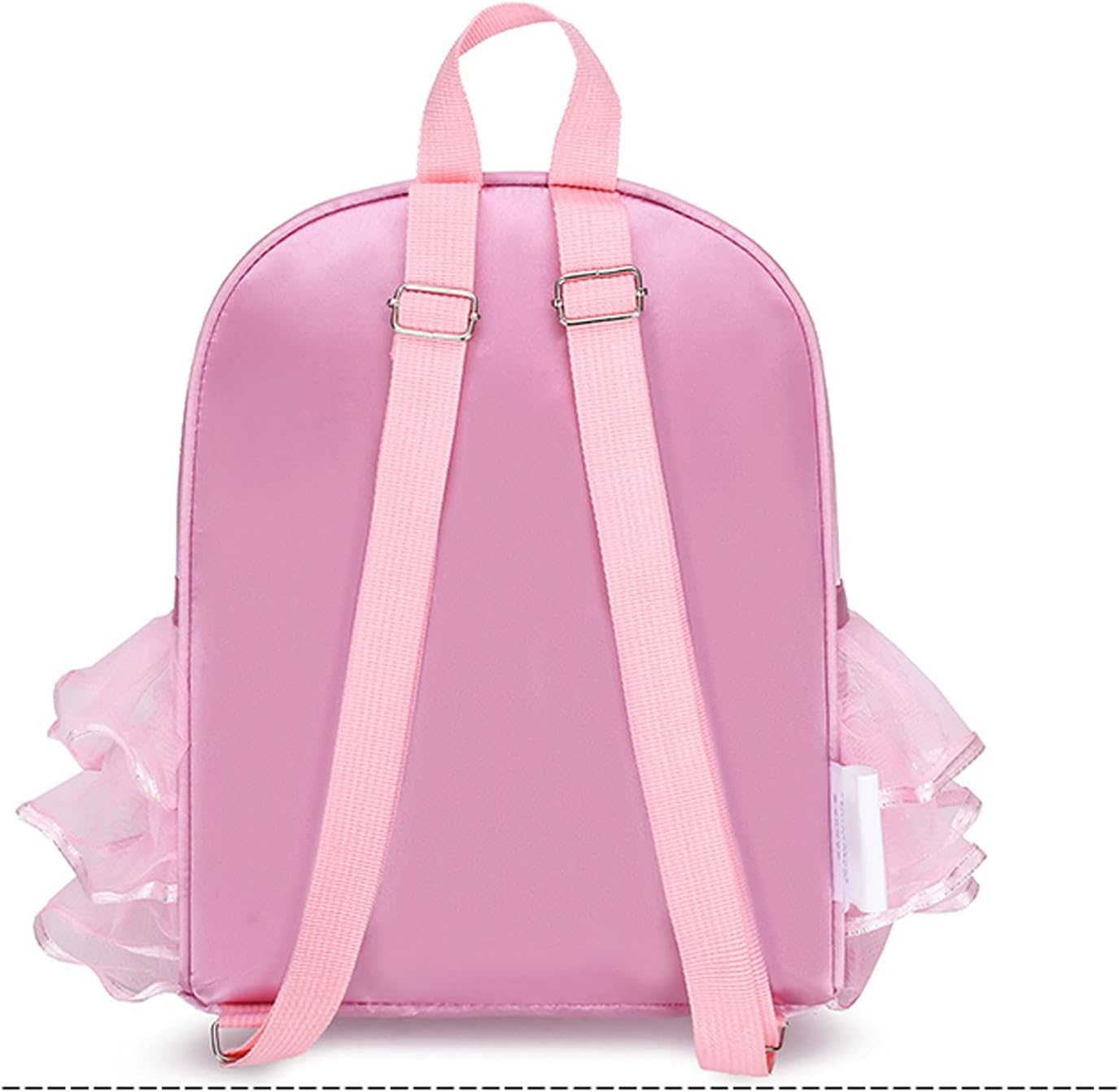 Yitengteng Princess Ballerina Backpack Dance Bag for Toddler Girls Nylon Backpack (Pink dance shoes) - Image 7