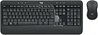 Combo Teclado e Mouse sem fio Logitech MK540 com Teclado com Apoio para as Mãos, Teclas de Mídia de Fácil Acesso, Mouse Ambidestro, Conexão USB, Pilhas Inclusas e Layout ABNT2