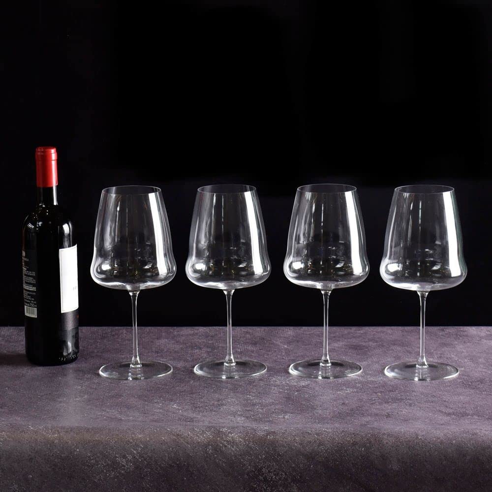 RIEDEL Winewings Cabernet/Merlot - 4er Set, Weinglas, Kristallglas, Spülmaschinenfest - 5123/0