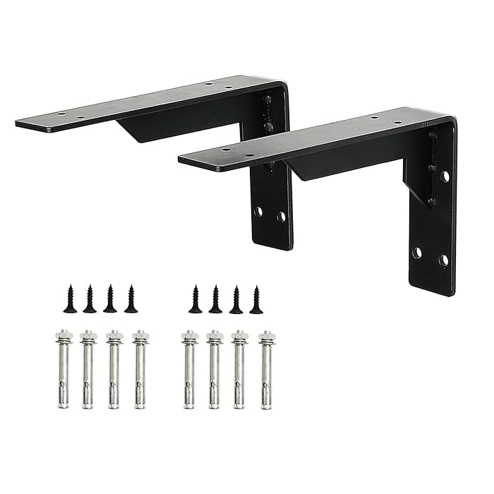 Buy Countertop Support Brackets 10 inch Heavy Duty Solid Steel