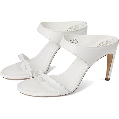 Vince Camuto Brisa Toe Loop High Heel Mule Sandals bianco 1