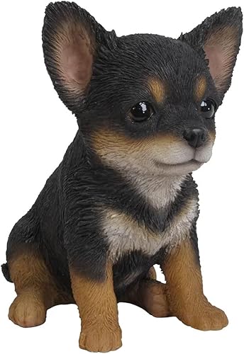 Miniatura 3 de Hi-Line Gift Ltd Estatua de cachorro Chihuahua, negro/marrón