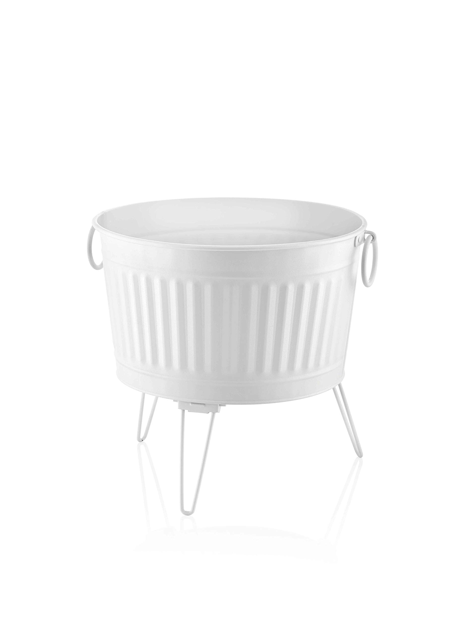the mia Foldable White Plant Pot