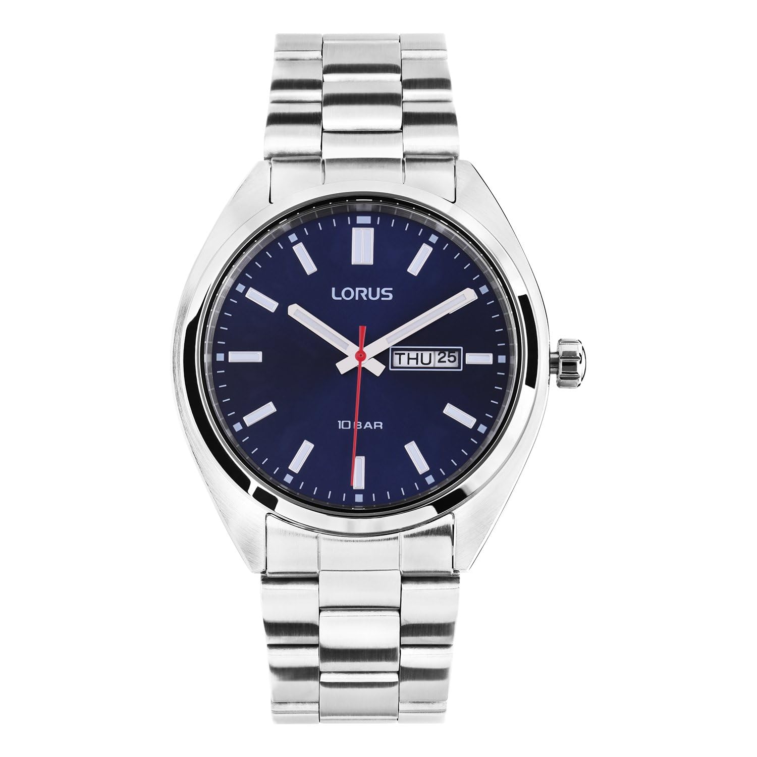 Lorus Gents Blue Dial Bracelet Watch  RH365AX9 RRP £64.99
