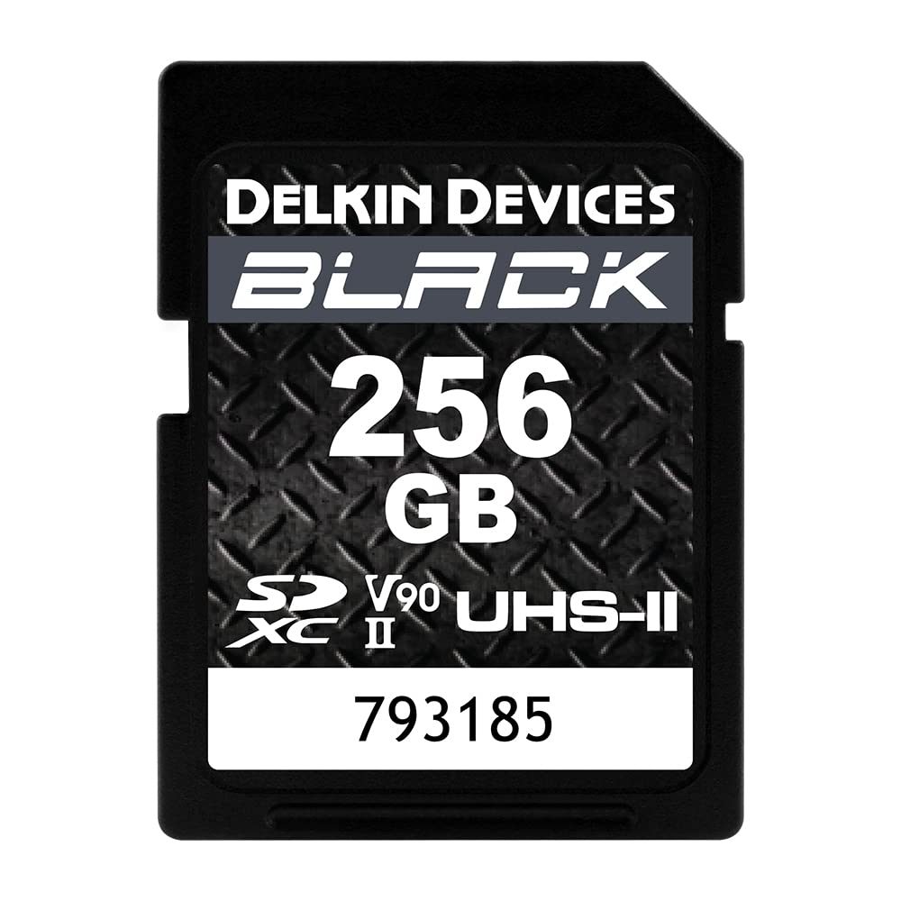 Delkin Devices 256GB Black UHS-II SDXC Memory Card