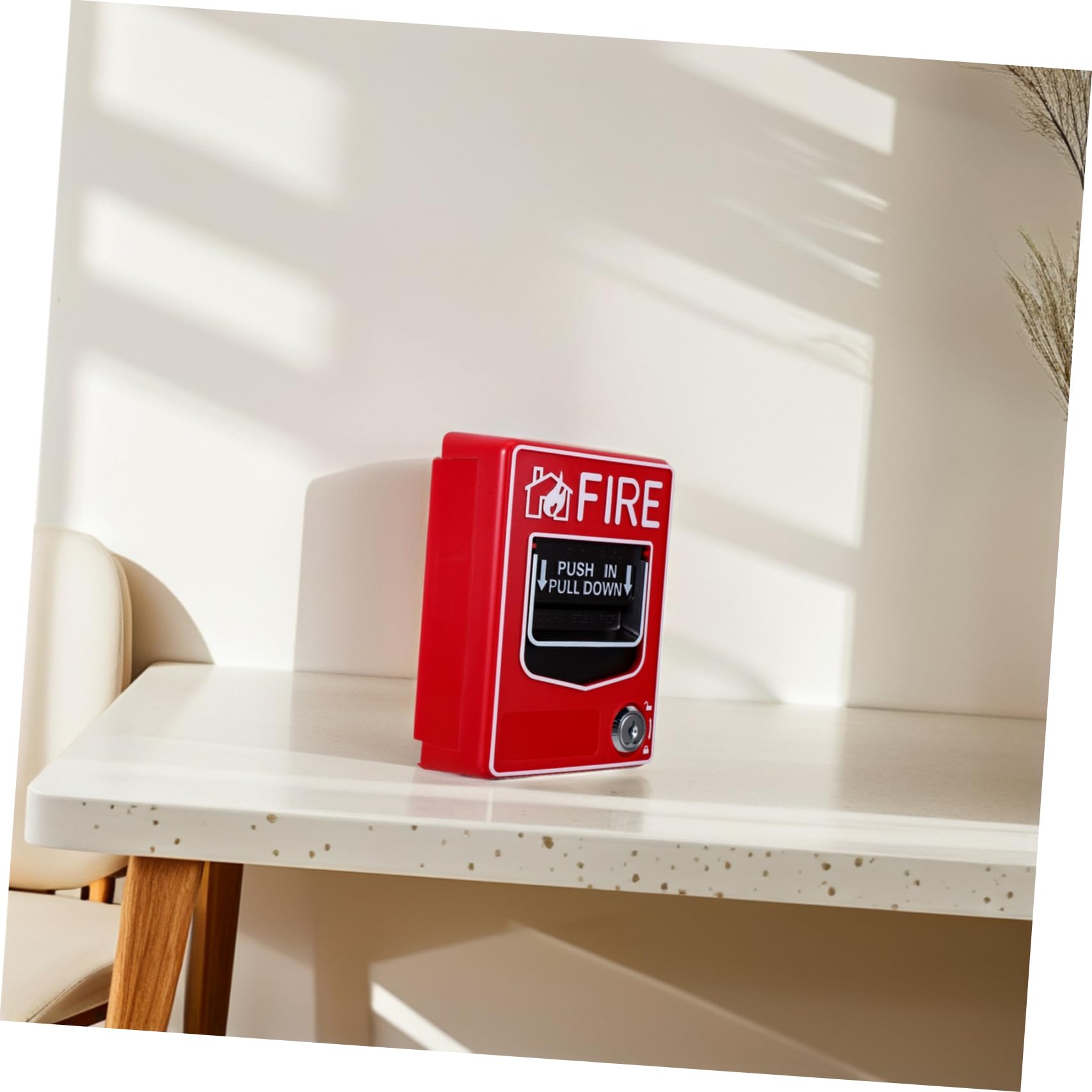 Punto di Antincendio Manuale Interruttore di Allarme Facile da Usare di Reset Rapido per Emergenze con Pulsante Rosso in per Sicurezza