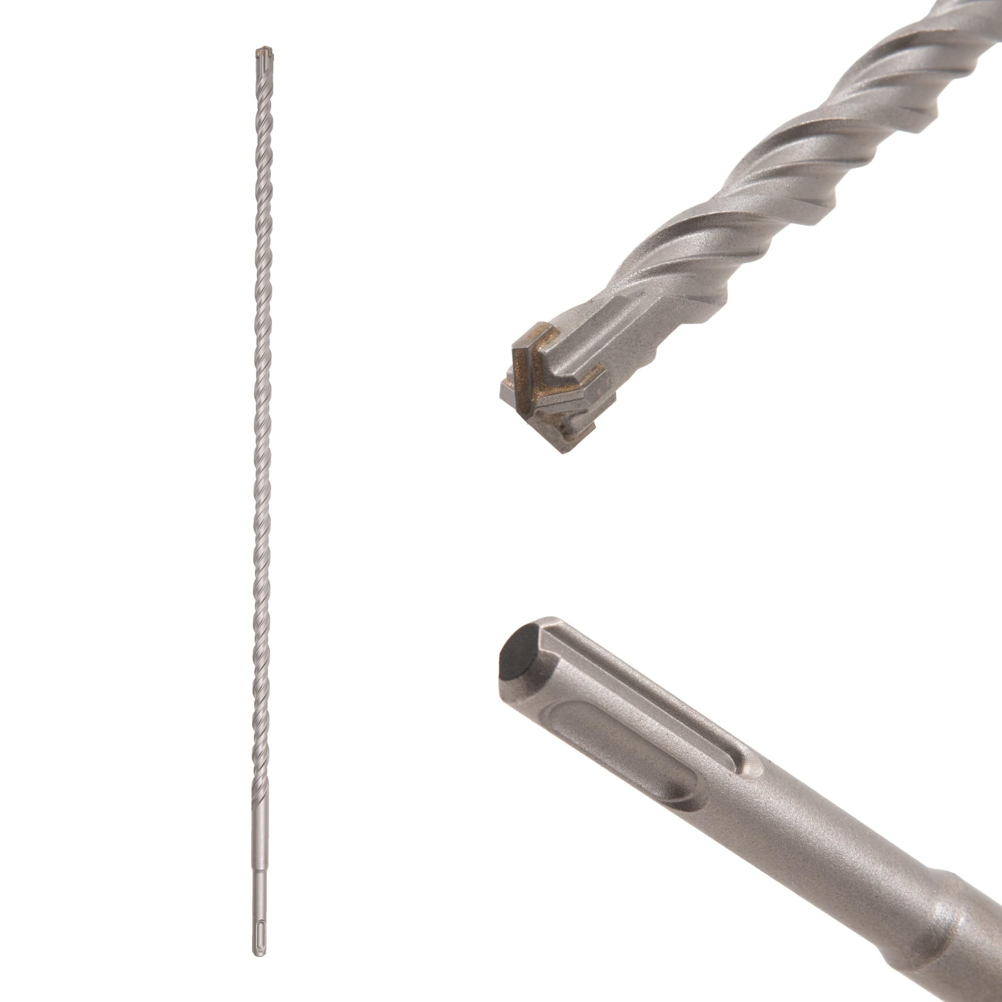 TAPARIA 14mm Cross Point Tip SDS Plus Hammer Drill Bit for Concrete/Masonry Drilling (HDC 14600, 14x540x600 mm)-Home, DIY, Professional, Construction, Brick, Wall-Drilling-image-44