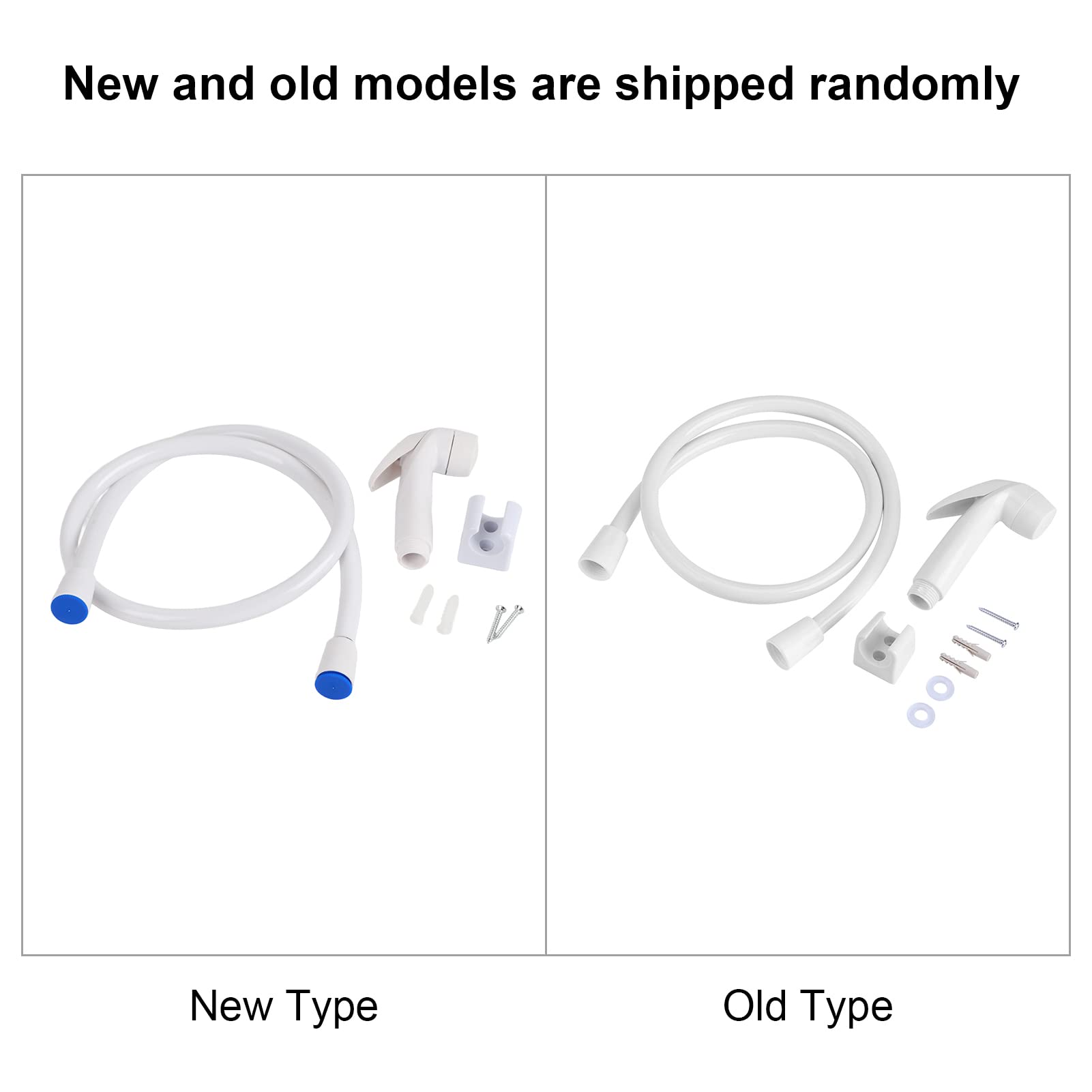 VINGVO Handheld Bidet Sprayer Portable Toilet Water Sprayer Plastic White Modern Wall Mount Multi-functional Powerful Jet Rinsing — view 8