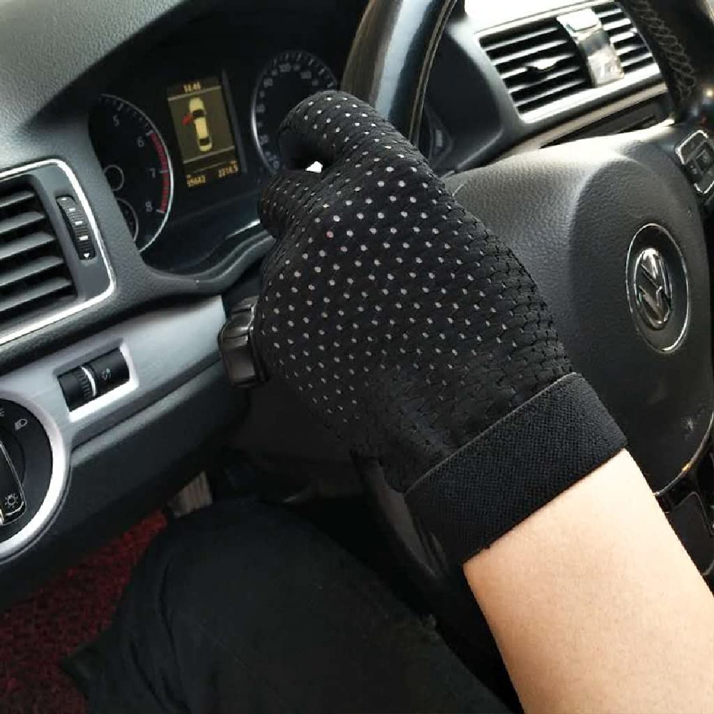 Habiba Mitones Guantes para Hombres y Mujeres, Mitones de Pantalla táctil Transpirables con Agujeros pequeños, Guantes de Dedo Completo Impermeables cálidos de Invierno para Montar al Aire Libre Útil