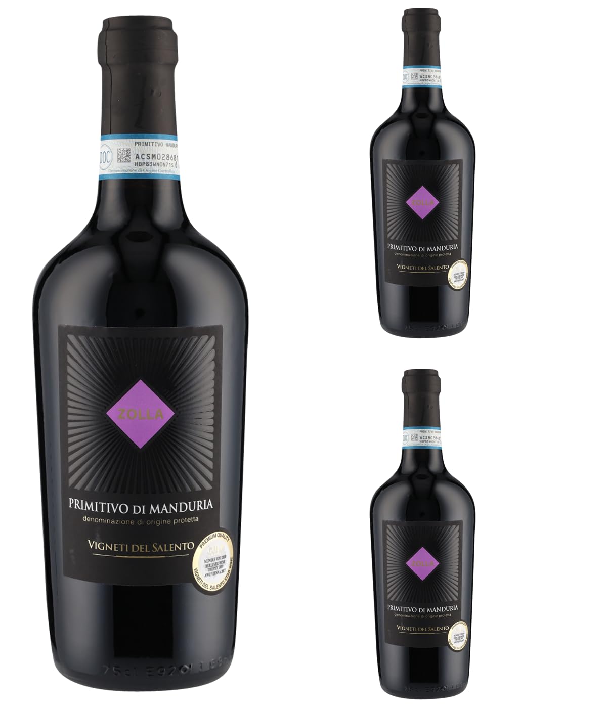 Vigneti del Salento Zolla Primitivo di Manduria (3 x 0.75 l)