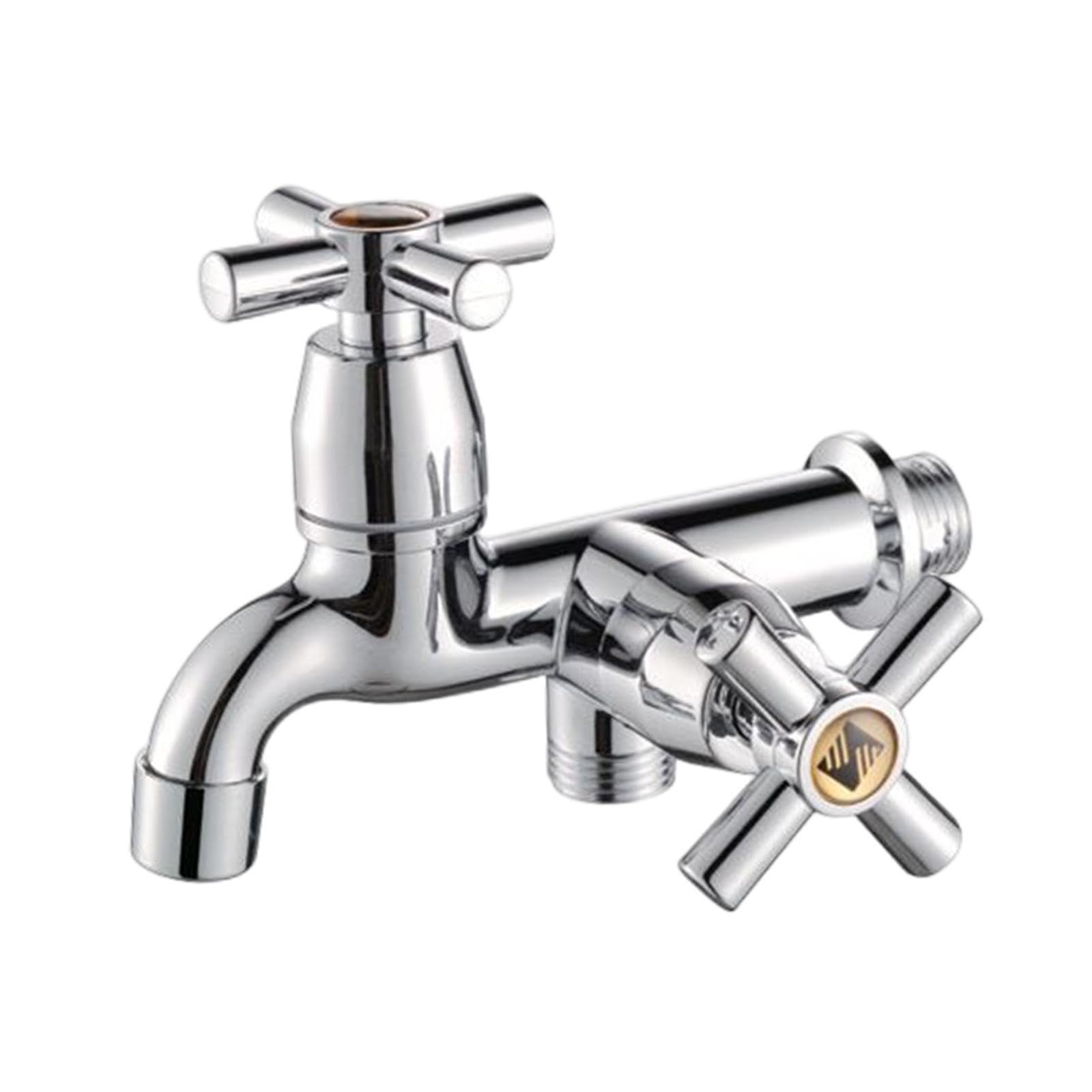 Zambuph Wall Mounted Faucet G1/2 Water Faucet Designed For Efficient Bathroom And Garden Which Not Affect Each Other Balcony Mop Sink Taps Garden Tap Single, Style A