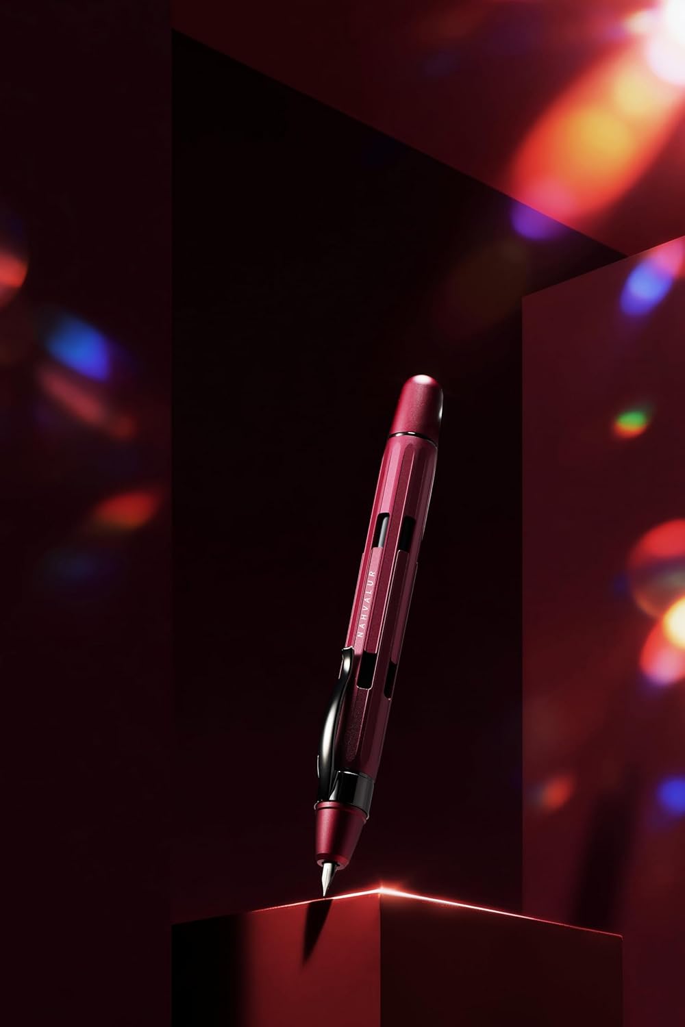 Nahvalur Eclipse Ruby Fine Fountain Pen