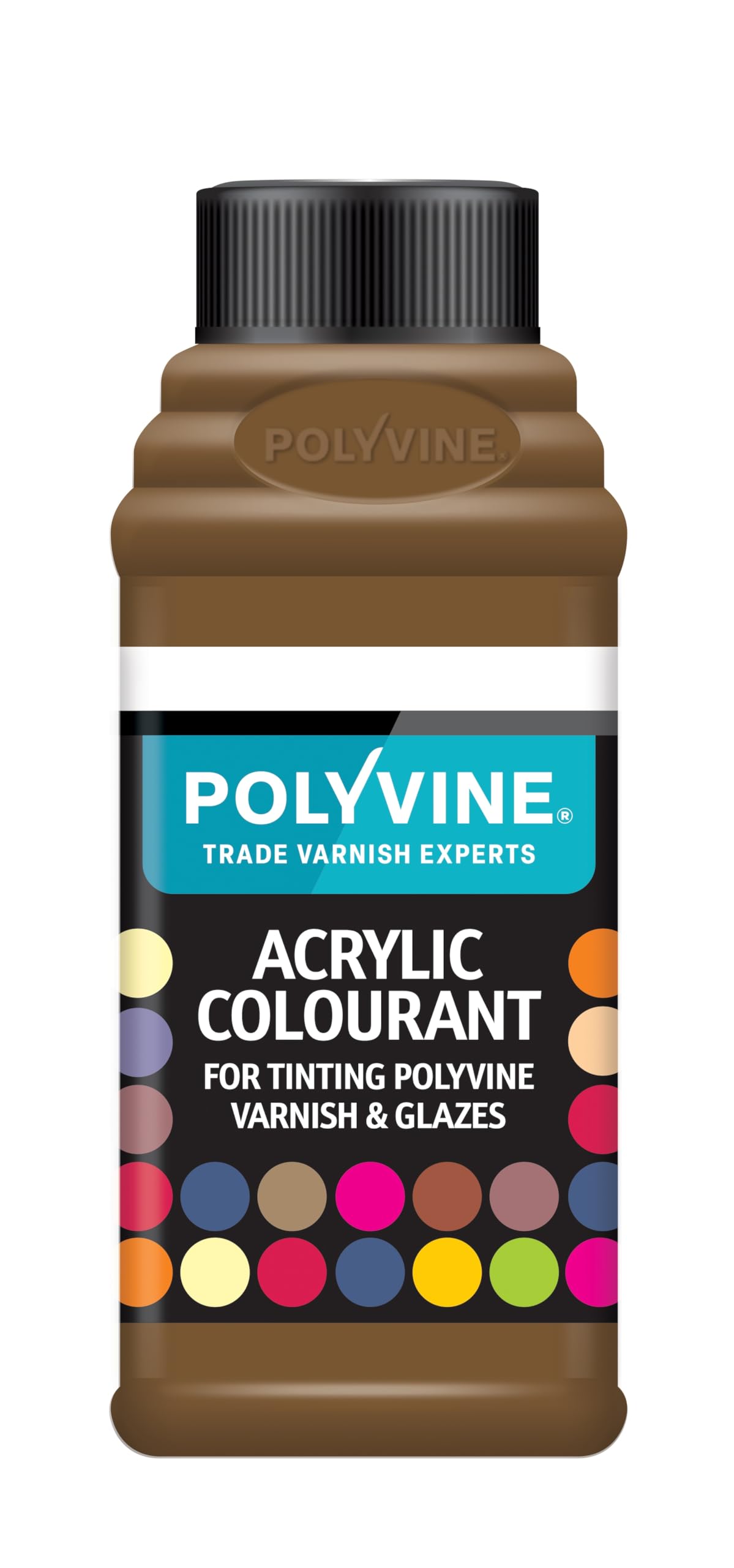 Polyvine Dark Oak 50G Universal Acrylic Colourant Dark Oak