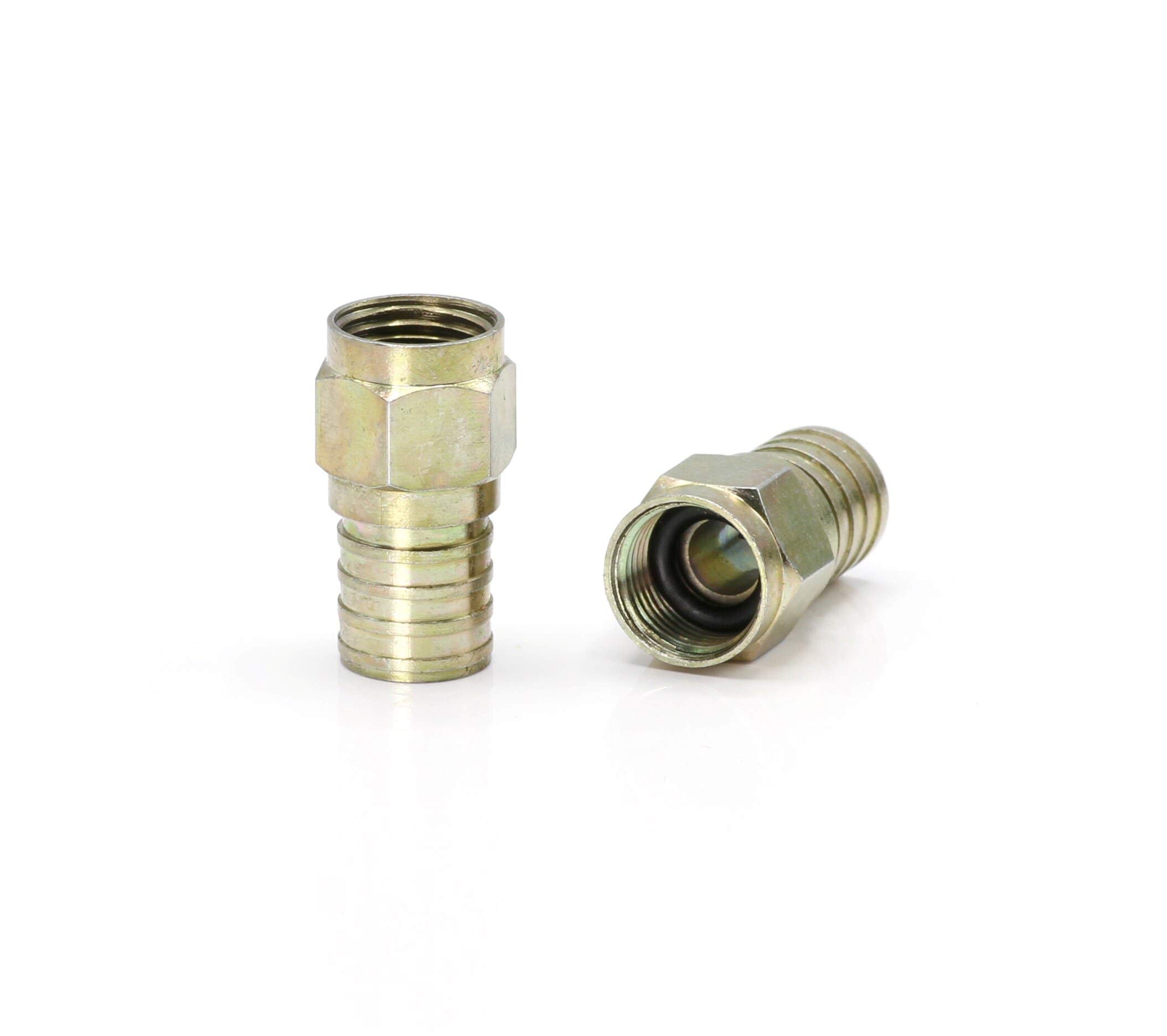 Buy Coaxial Crimp Connector for RG6 Coaxial Cable. Includes ORing and