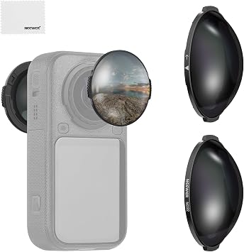NEEWER Insta360 X6 2-Pack 5 Stop ND32 Neutral Density Twist On ND Filter