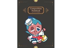 Sorbet Shark Cookie Composition Notebook - Your Best Companion in Cookie Land