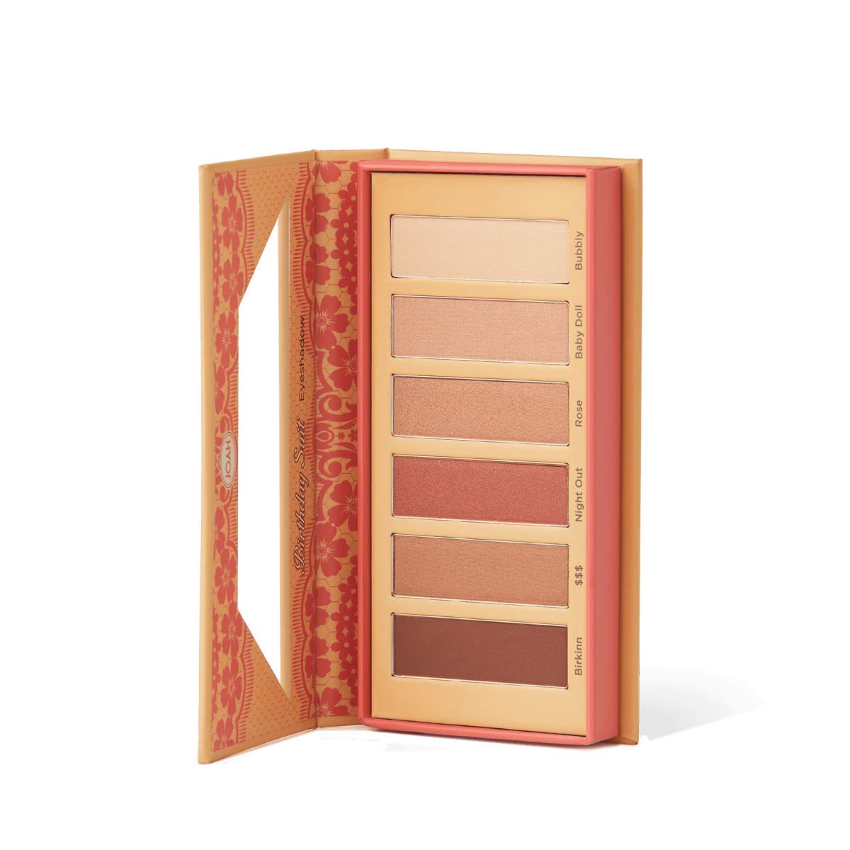 JOAH Eyeshadow Palette, Escapades Eye Makeup, 6 Shades, Richly Pigmented, Long Lasting Powder Shadow in Matte & Shimmer Finishes, Korean Beauty Palettes - Bare