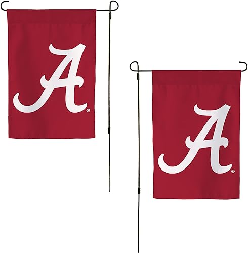 Desert Cactus Bandera de jardín de la Universidad de Alabama UA – 19 x 12 pulgadas, bandera de marea carmesí de Alabama, para exhibición al aire