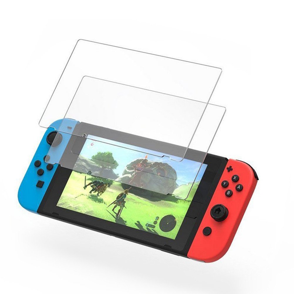 QUN FENG - Nintendo Switch Accessory - Screen Protector - Nintendo Switch Console Screen Protector - (2-Pack)