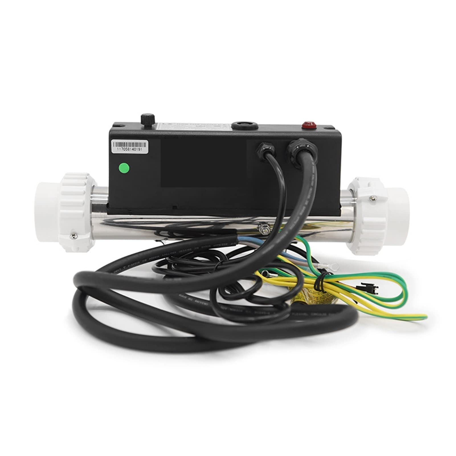 3KW Elektryczne podgrzewacza basenu Termostat Spa Wanna Circulation Sprzęt ogrzewania do wanny basenowej SPA,Efektywne ogrzewanie(H30-R1/3KW)