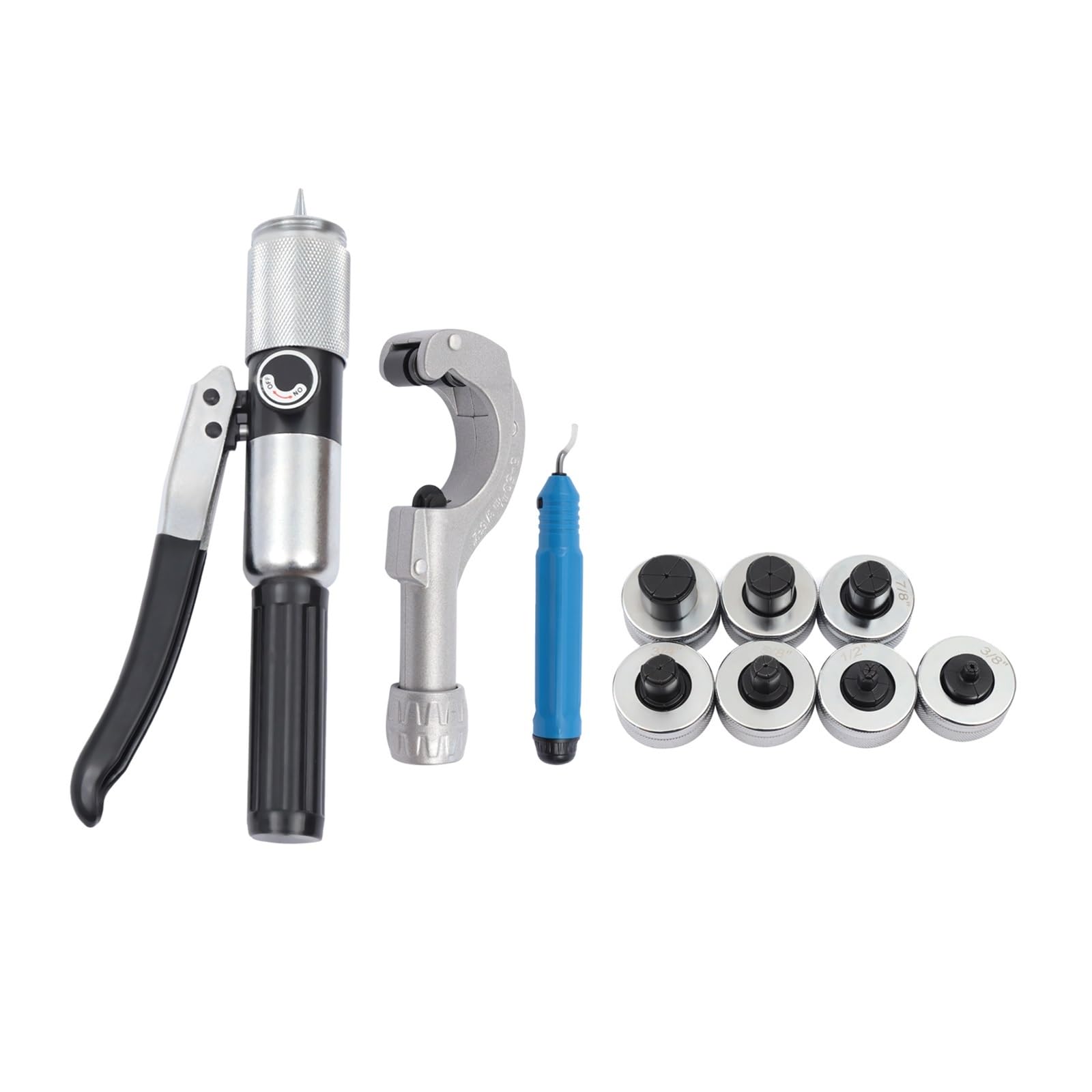 Bnvewr One Color Hydraulic Crimping Tool, Manual Hydraulic Tube Expander Easily Control Expansion And Prevent Cracking