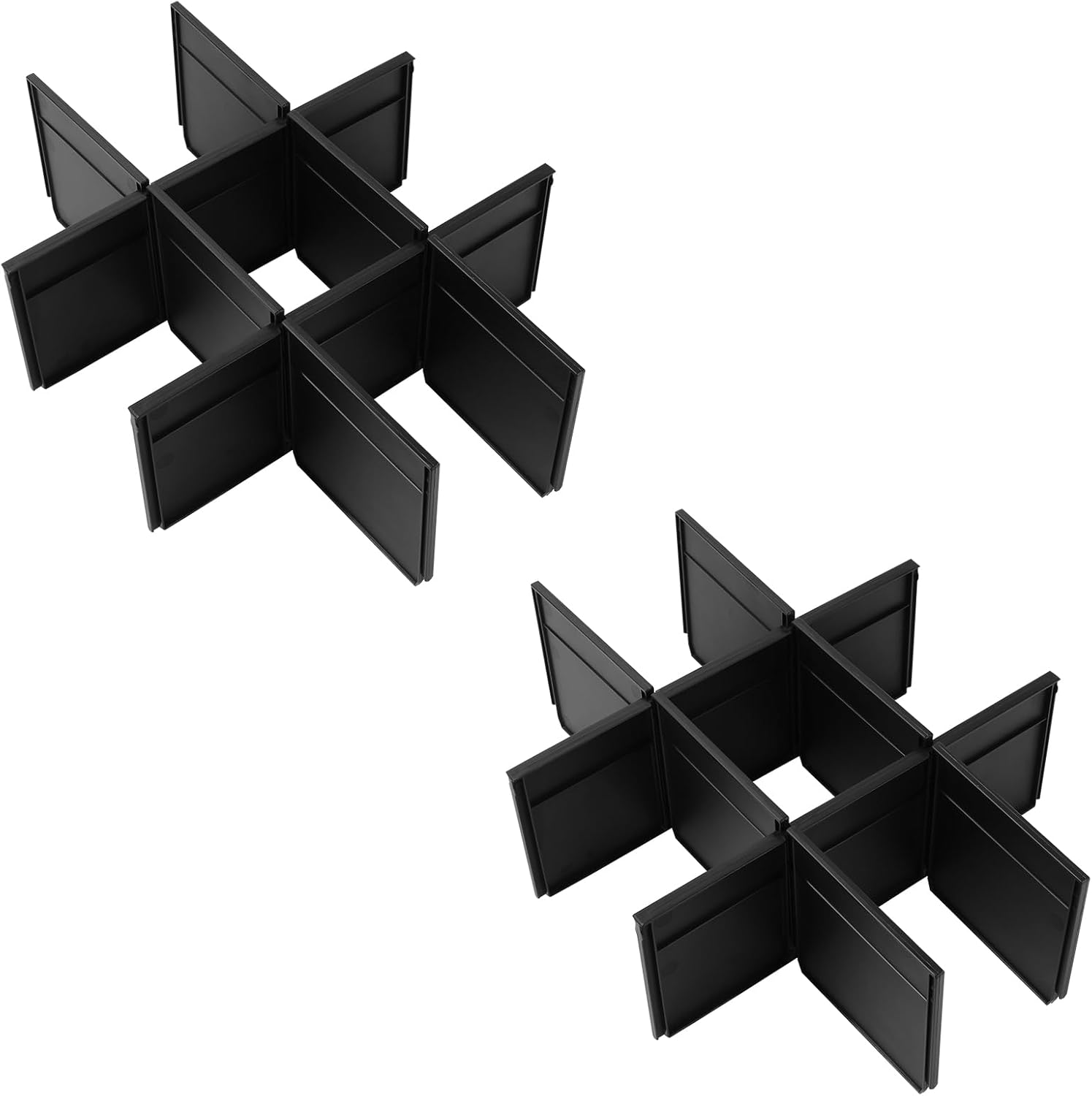 Upgrade 48-22-8472 Packout Divider/Organizer for Milwauke Packout 3 Drawer Accessorie,Fit for Milwauke Tool Box,2-PACK Black