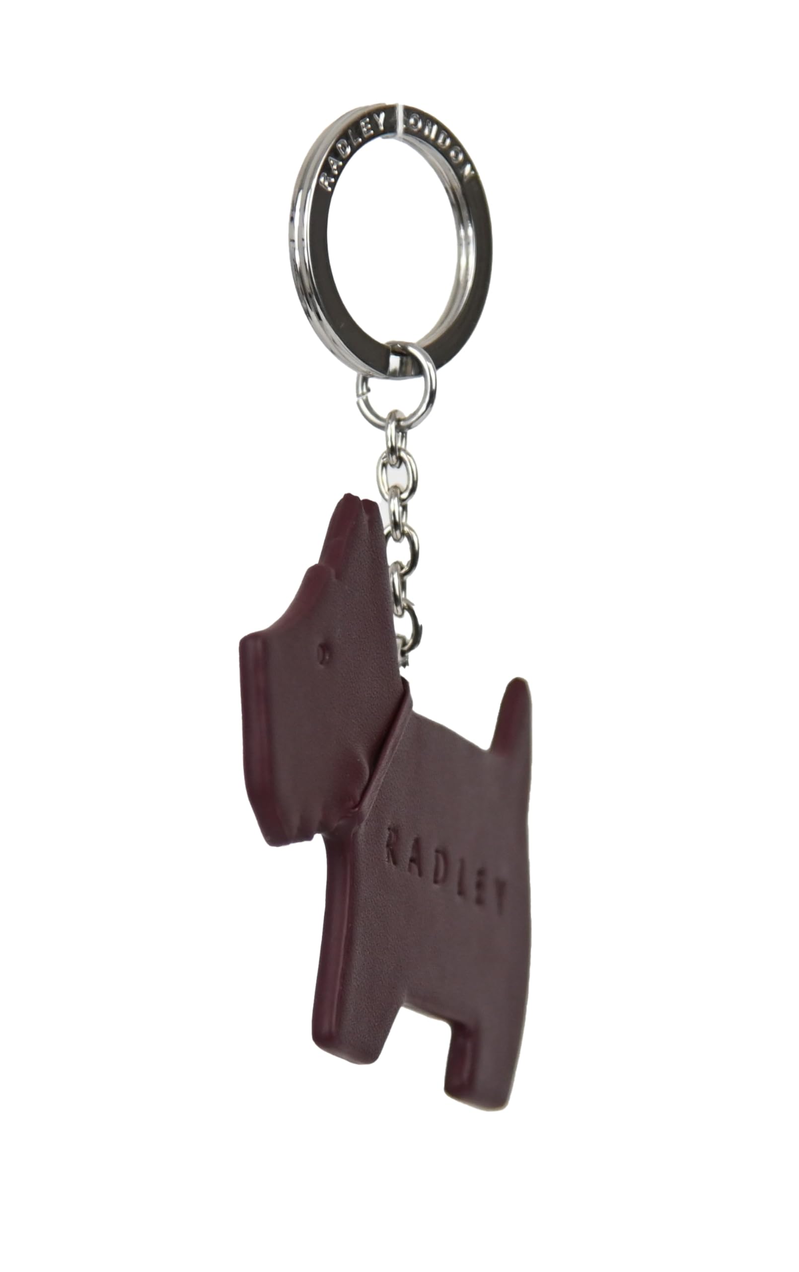 Radley London Damen-Schlüsselanhänger aus Leder, mit Anhänger "My Dog", in dunklem Kirschrot
