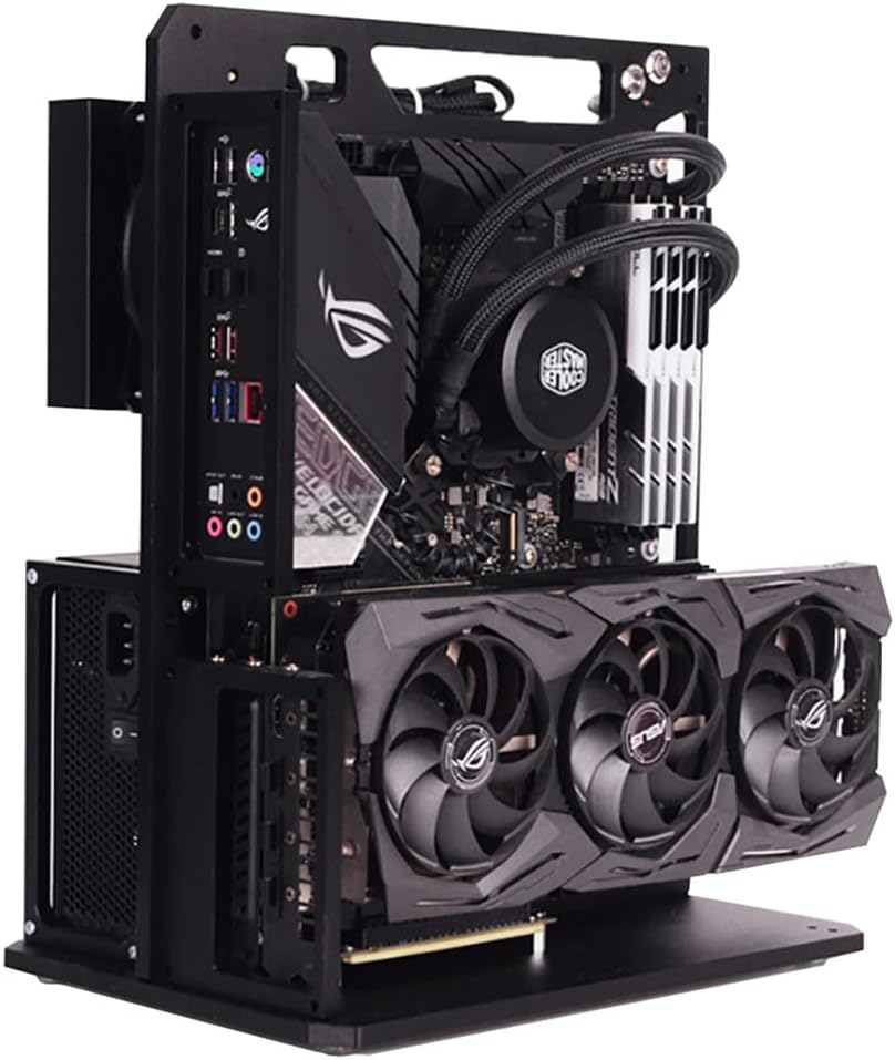 PC Case All Aluminum Open Air Test Bench Compatible ATX