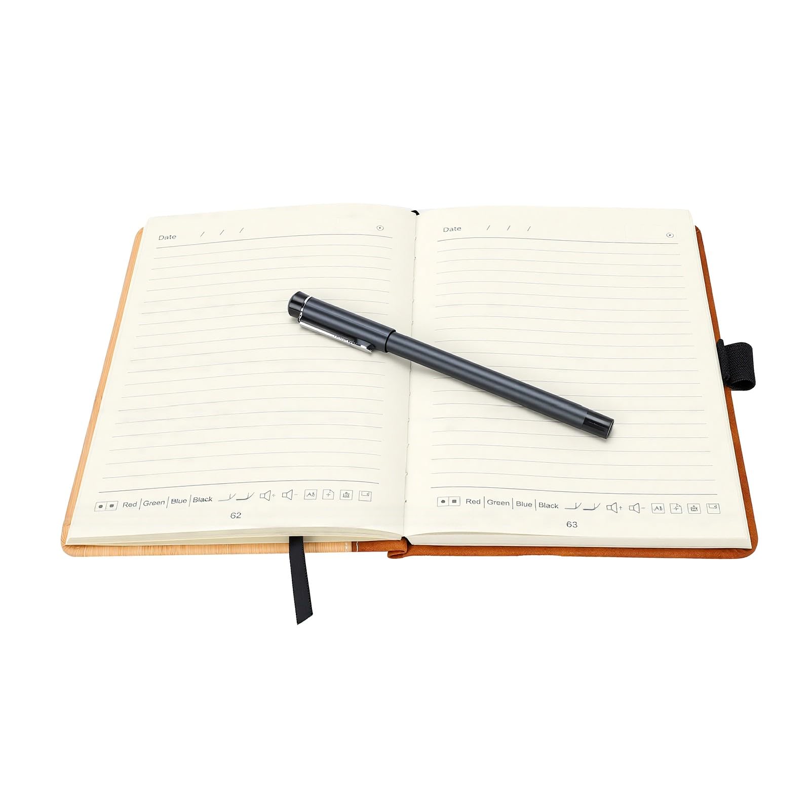 Bewinner Set di Taccuini per Scrittura Intelligente con Sincronizzazione in Tempo Reale e Tecnologia OCR per Menti Creative e Artisti Formato A5 Durevole (BROWN)