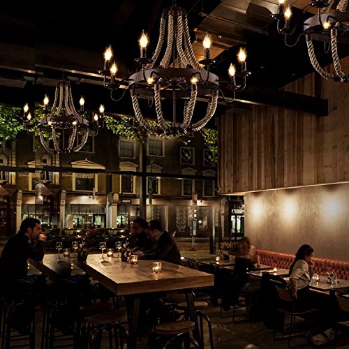 OUGEER Retrofit Classic, E14, gloeilamp, helder, niet dimbaar, komt overeen met gloeilamp, 400 lumen, warm wit, 2700 K… - Afbeelding 5